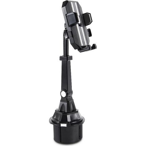 Porte-gobelet amélioré pour voiture, support de téléphone portable rotatif à 360° (1/4)