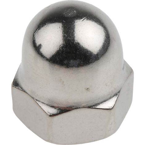 Écrou borgne, Acier Inoxydable A4 316, M8 ( Prix pour Boîte de 25 ) (1/2)