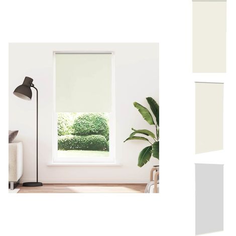 Store enrouleur occultant blanc cassé 100x230 cm largeur tissu - Store Enrouleur - Stores Enrouleurs - Store De Jour Et De Nuit - Store Occultant (1/5)