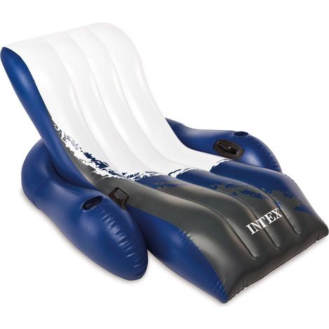 Materasso gonfiabile chaise longue INTEX luxe 1 posto