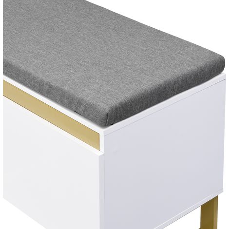 Armoire de chaussures avec une grande capacité, adaptée à l’entrée de la maison. Armoire multiétageuse, dotée d’un design moderne et minimaliste. (1/5)