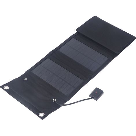 Panneau solaire portable 15 W, USB, haute efficacité, étanche IP65, chargeur solaire pliable pour téléphone, tablette et ordinateur portable (1/5)