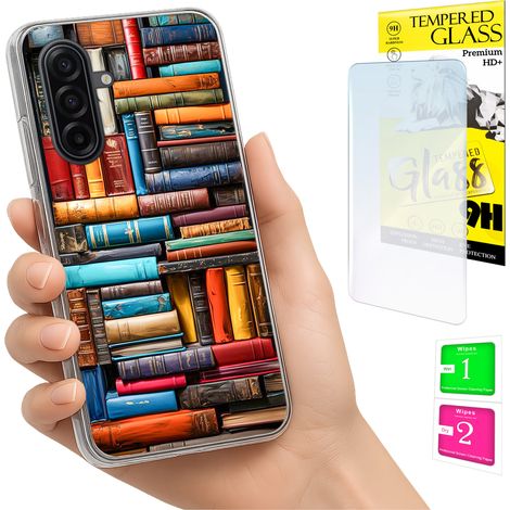 Custodia per Samsung Galaxy A17 5G, cover fotografica, cover posteriore + vetro 9H (1/5)