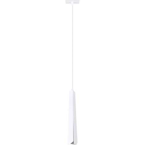 Pendelleuchte, geometrische Röhre, weiß, PRYSM, 1xG9, 8W, SL.1397, Sollux Lighting (1/5)