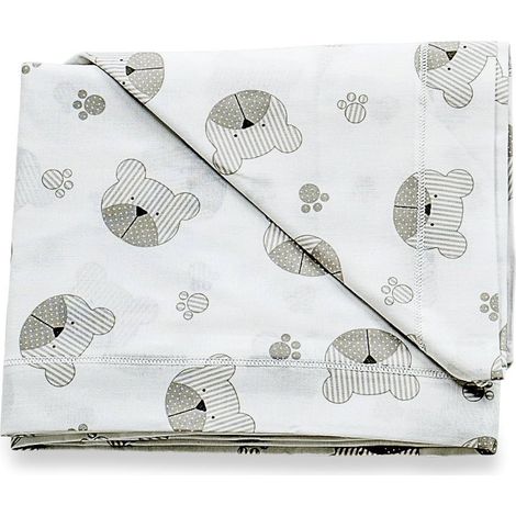 Italbaby Set Sábanas para Cuna Fantasy Gris 3 Piezas