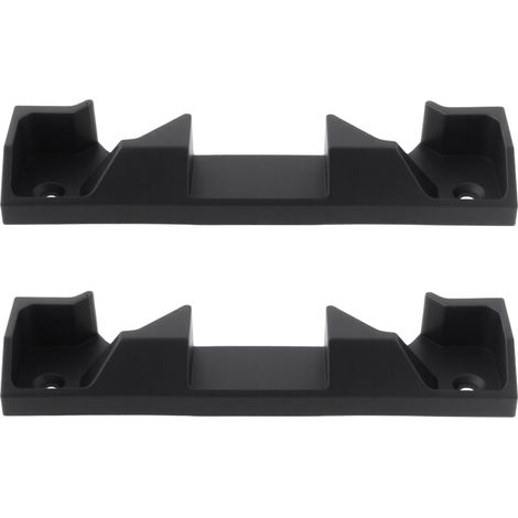 Lot de 2 gâches de verrouillage compatibles avec fenêtres de toit 025116 - En plastique - Noir (1/5)