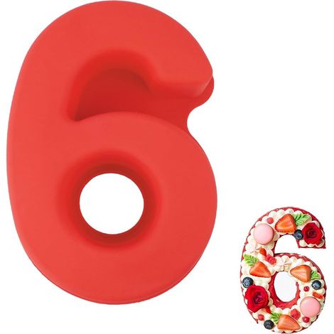 Nombre de Silicone Moule 3D en pour Décoration Gâteaux, Mariage, Anniversaire, Fête 6 -