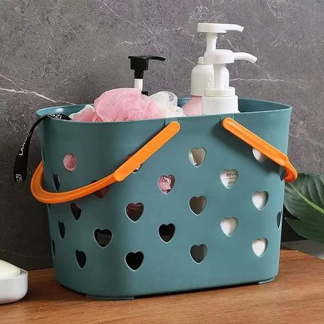 [Panier de stockage] + [Boîte de rangement pour douche] + [Résistant et design ergonomique] + [PP 25.4 x 17.0 x 16 cm] (1/5)