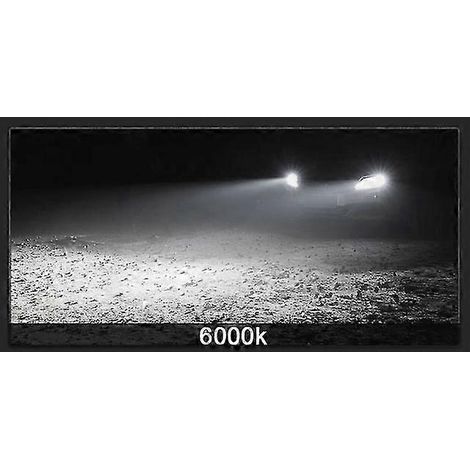 Lot de 2 ampoules LED H1 H6 H7 Hb3 Hb4 9005 9006 H8 H11 H3 pour phares de moto, 16 000 lm, 12 V/24 V, compatibles avec les phares de moto et les feux antibrouillard. Couleur : blanc froid 6 000 K (2 a (1/5)