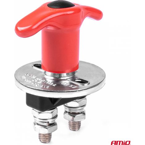 Interrupteur de déconnexion de batterie 12V 24V amio-03024 (1/3)