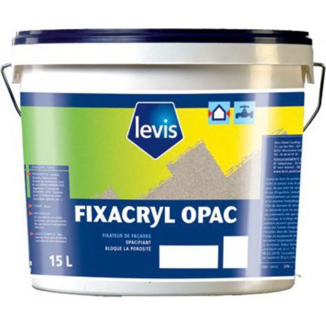 Levis Fixacryl Opac fixateur acrylique pour façades 15L
