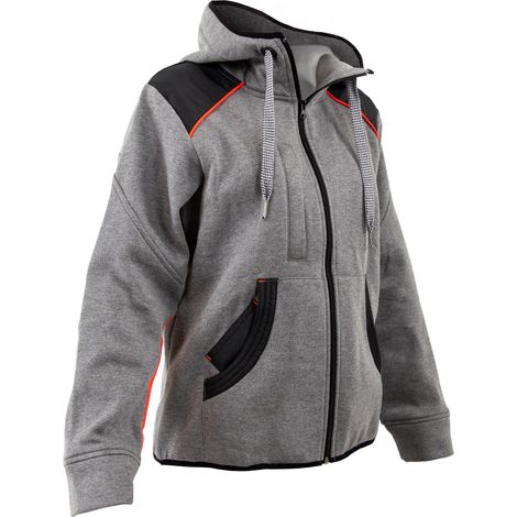 Veste de travail zippée col montant Femme SCARLETT - NOIR 2XL - 6 (1/4)