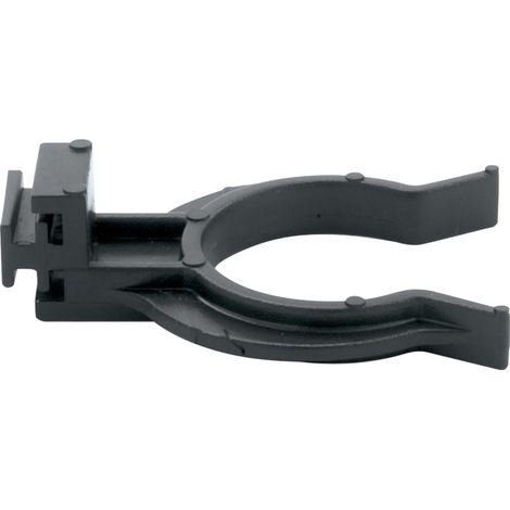 Clips pvc pour plinthes – Décor noir – Ecartement 35 mm – Pour plinthes en plastique ou aluminium – Matériau PVC – Volpato