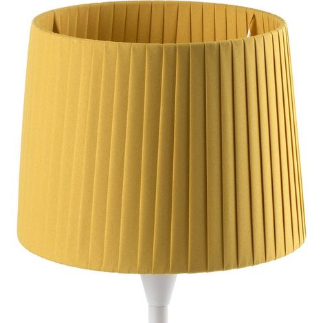 SAMBA S Mini sobremesa blanca/encintada amarilla (1/3)