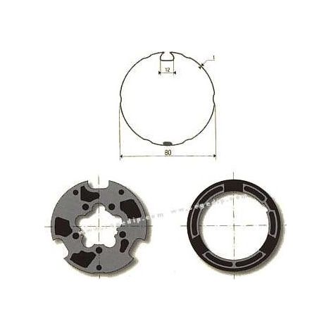 Jeu d'adaptation moteur pour LT 50 tube Cipriani octo 60 somfy (1/2)