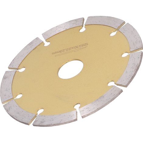 Segmentiertes Diamantsägeblatt mit ultradünnen Zähnen, kreisförmige Diamanttrennscheibe für Fliesen, Granit, Marmor und Keramik, 125 mm / 4,9 Zoll (1/5)
