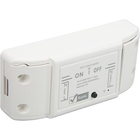 Interrupteur intelligent WiFi, module relais sans fil, commande à distance par application, AC 90-250V pour éclairage, ventilateur de plafond et appareils électroménagers (1/5)