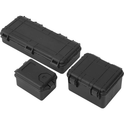 Boîte de Rangement Portative de Baril d'huile pour Accessoires de Voiture RC avec Pièces Simulées et Options de Personnalisation (Black) (1/5)