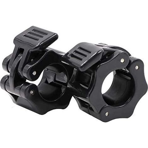 Verrous pour haltères - 2 pièces - Pinces pour haltères 28 mm - Pinces pour haltères - Équipement de gymnastique - Pour barres, haltères et autres équipements de gymnastique (1/3)