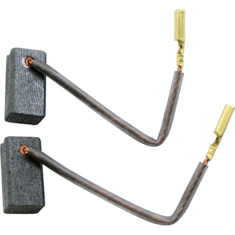 Balais de Charbon pour Black & Decker Coupeuse/Scie KG 65 - 6,5x8x15mm (1/2)