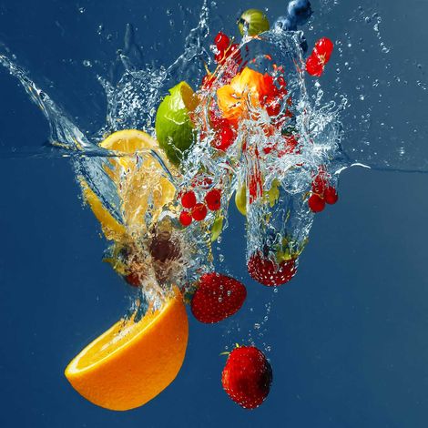 Tableau Fruits plongeants - 50x50cm - made in France (1/5)