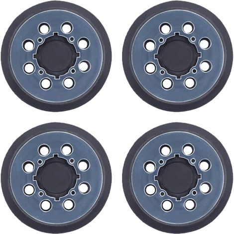 4 patins ponçage 125mm 8 trous - Compatible DeWalt DWE6423/DW420 - Remplacement direct - RSP54 équivalent (1/5)
