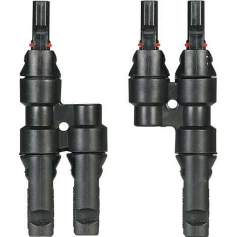 T-Verbinder, MC4-Solarstecker, wasserdichter Dreiwegestecker