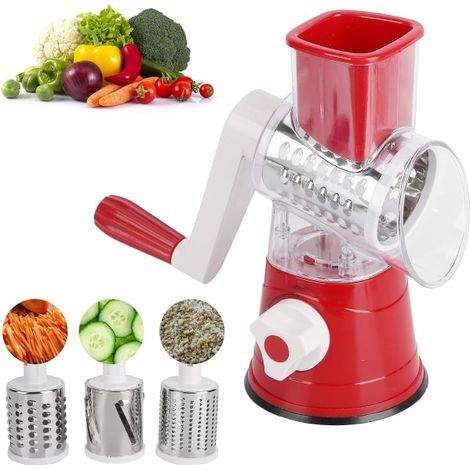 Hand-cranked vegetable slicer for fruits, vegetables and more, kitchen accessories, multifunctional grater (1/5)
