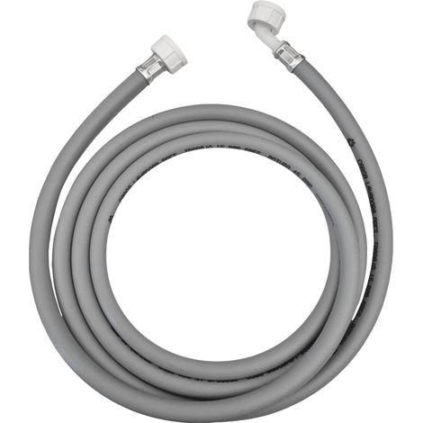 Tuyau d'arrivée d'eau universel pour machine à laver, lave vaisselle - Gris - 4 m - Linxor