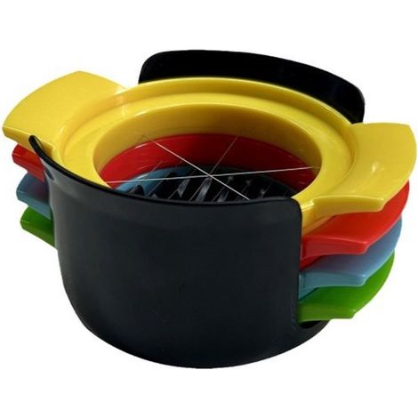 Cortador de huevos multifuncional - Utensilio de cocina para cortar frutas - Corta ingredientes rápidamente - Diseño 4 en 1 - 92 x 85 x 92 cm (1/5)