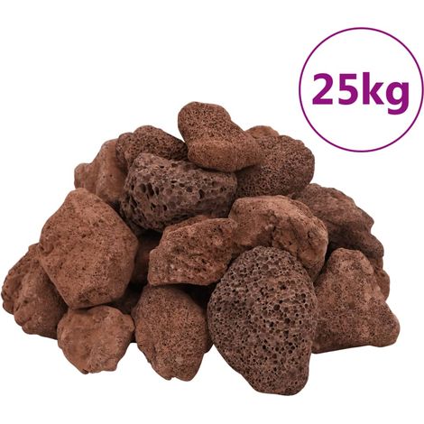 Roches volcaniques 25 kg rouge 5-8 cm CFW39755 (1/5)