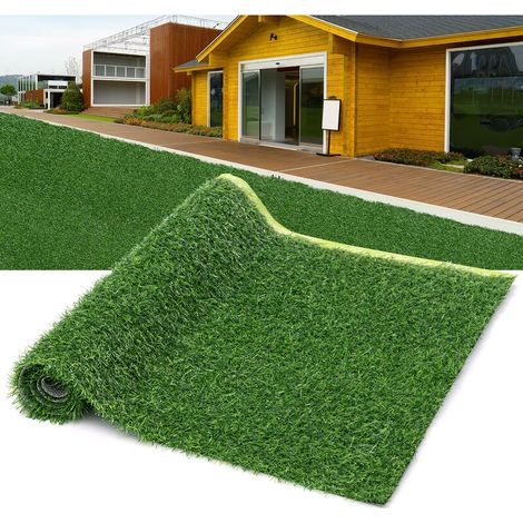 1.6x6.6ft 0.5x2m Artificial Grass Fake Turf Synthetic Landscape Faux Lawn Patio Mat Garden (1/4)