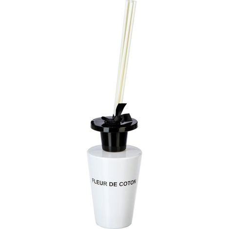 Diffuseur de parfum Fleur de Coton 150 ml avec 6 Bâtonnets - Atmosphera