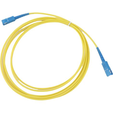 Connecteur de cordon de fibre optique SC-SC, modèle simple, 3 m (9,84 pi) en PVC (1/5)