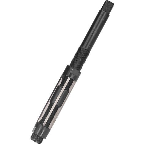 Alésoir manuel ajustable 6 lames acier 9SiCr queue droite universelle 26-29.5mm pour perçage métaux acier aluminium cuivre (1/5)