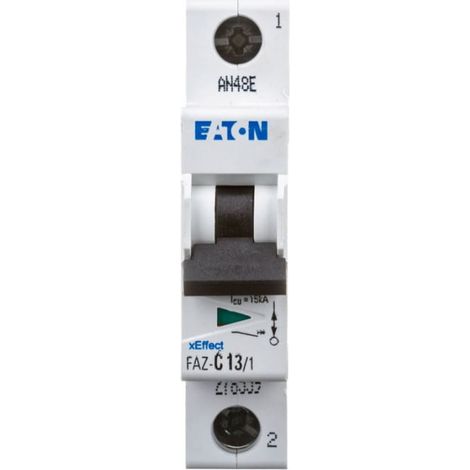 Interruttore Eaton faz-c13 13A 15kA caratteristica C