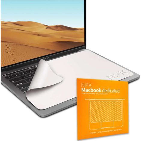Schutztuch für MacBook Pro Air 13-14 Zoll, staubfrei, speziell für die Reinigung von Laptop-Bildschirmen, 29 x 19,5 cm, NPK (1/5)