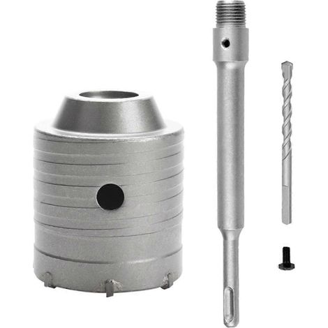 SDS Plus Hammer Drills Wall Hole Saw Drill Bit Set Cutter Tools,60mm-- (1/5)