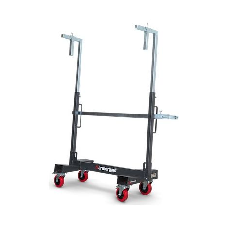ARMORGARD - Chariot mobile porte plaque + pinces LA750-PRO-1705x550x1305
