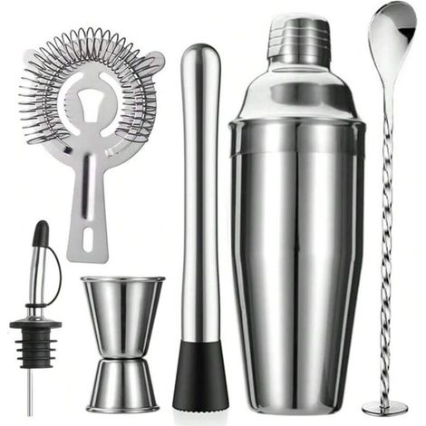 Ensemble de lit Shaken (6 pièces, acier inoxydable 750 ml)