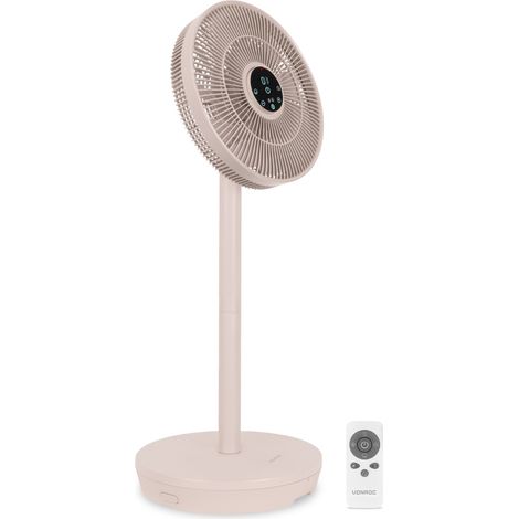 VONROC BREEZE Akku-Ventilator – 24 Stufen – 3 Modi – 120° Oszillation – 44 dB