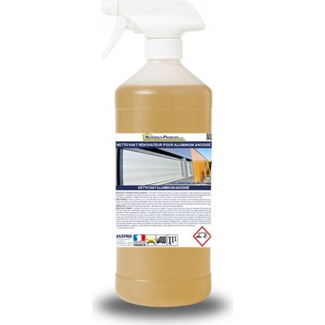 Nettoyant rénovateur pour l'aluminium anodisé - 500 ml Orange - MATPRO (1/4)