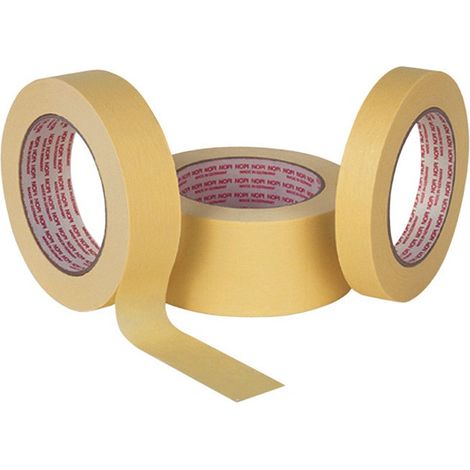 Crêpe multiuso NOPI® 4349 leggermente crespato beige chiaro L.50m P.30mm sx TESA (Per 10)