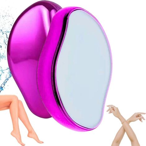 Épilateur et exfoliant portable en cristal pour l'épilation [HK]-AquaForge (1/5)