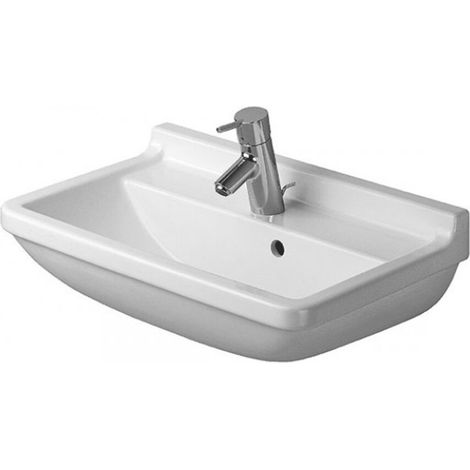 Lavabo Duravit Starck 3 Compact 60cm, 1 agujero para grifo, (1/2)