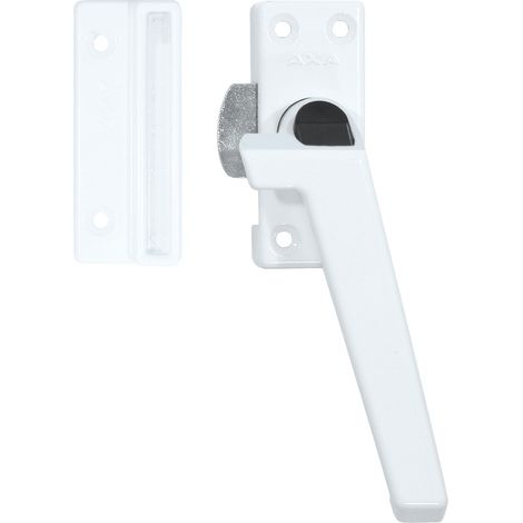 AXA Fensterverriegelung - Modell 3308 - Fenstergriff - Abschließbar per Knopfdruck - Rechtsdrehend - Aluminium Schwarz (1/5)
