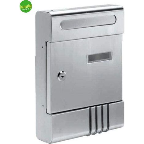 Cassetta postale postale Alubox esse argento
