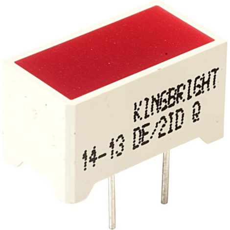 Kingbright DE/2ID LED-Bargraph 2fach Rot  (L x B x H) 14 x 7.5 x 8 mm