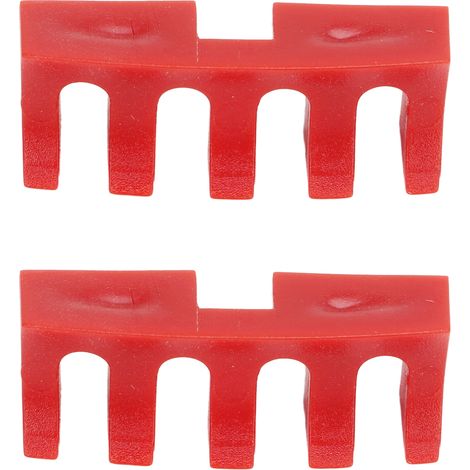 2 Pièces Écarteur de Cadre de Raquette de Badminton, Adaptateur de Tension Haute, Outil de Protection pour Cordage Rouge (1/5)