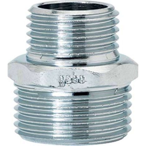 NIPPLO RIDOTTO OTTONE CROMATO 245 GEBO - 3/4MX1/2M - 5 pezzi